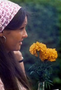 Girl With Flowers