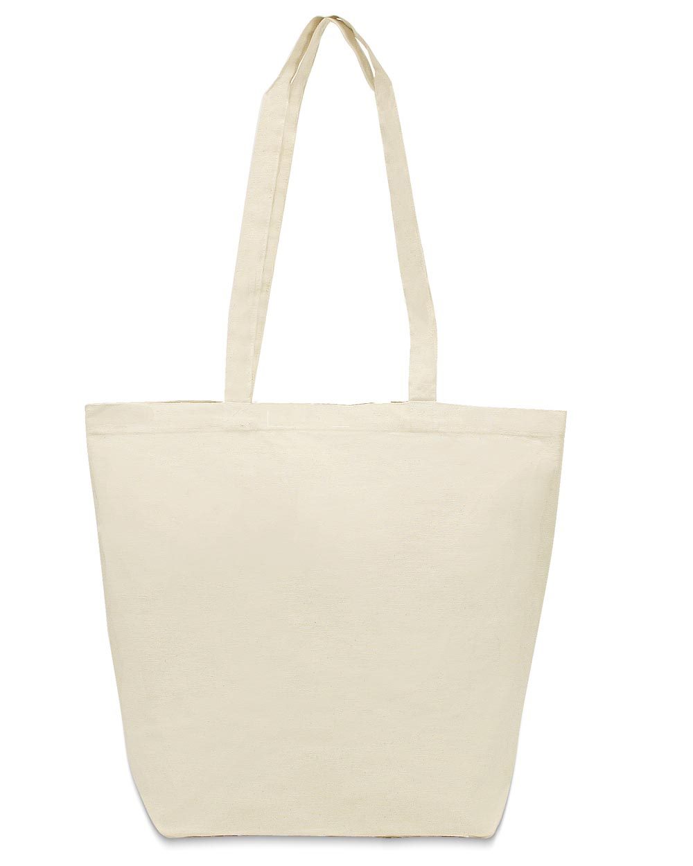 8866 UltraClub® Cotton Canvas Jumbo Tote with Gusset - From $4.37