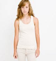 3308ORG American Apparel Organic 2x1 Rib Boy Beater Tank