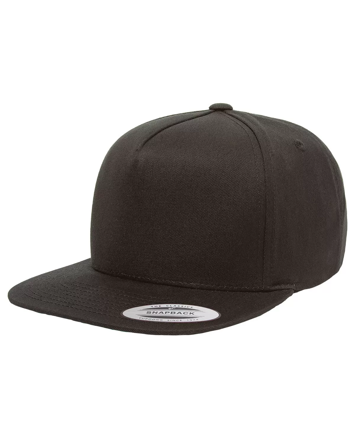 6007 Yupoong Five-Panel Flat Bill Cap - From