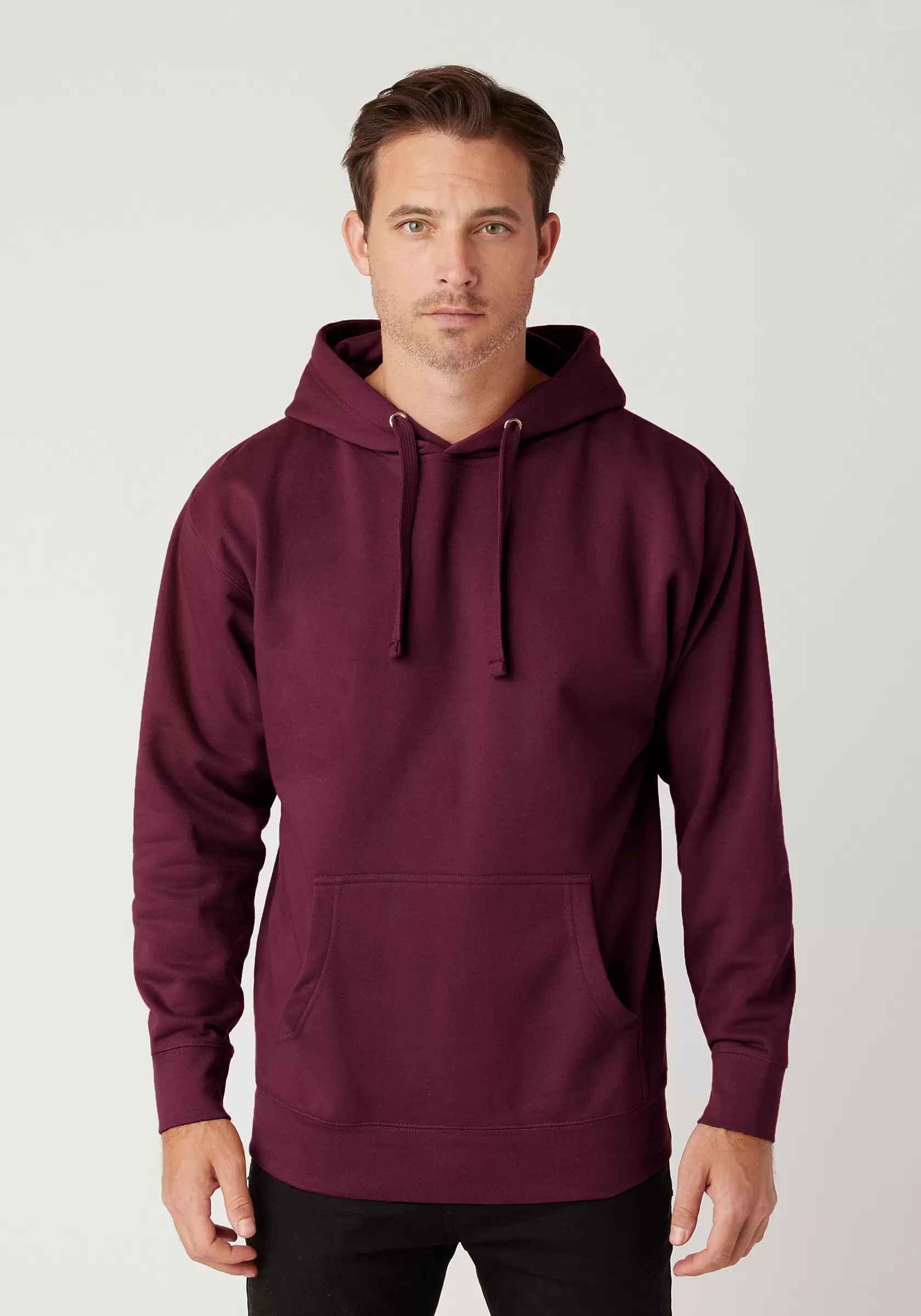 Cotton Heritage M2580 PREMIUM PULLOVER HOODIE Maroon - From $16.07