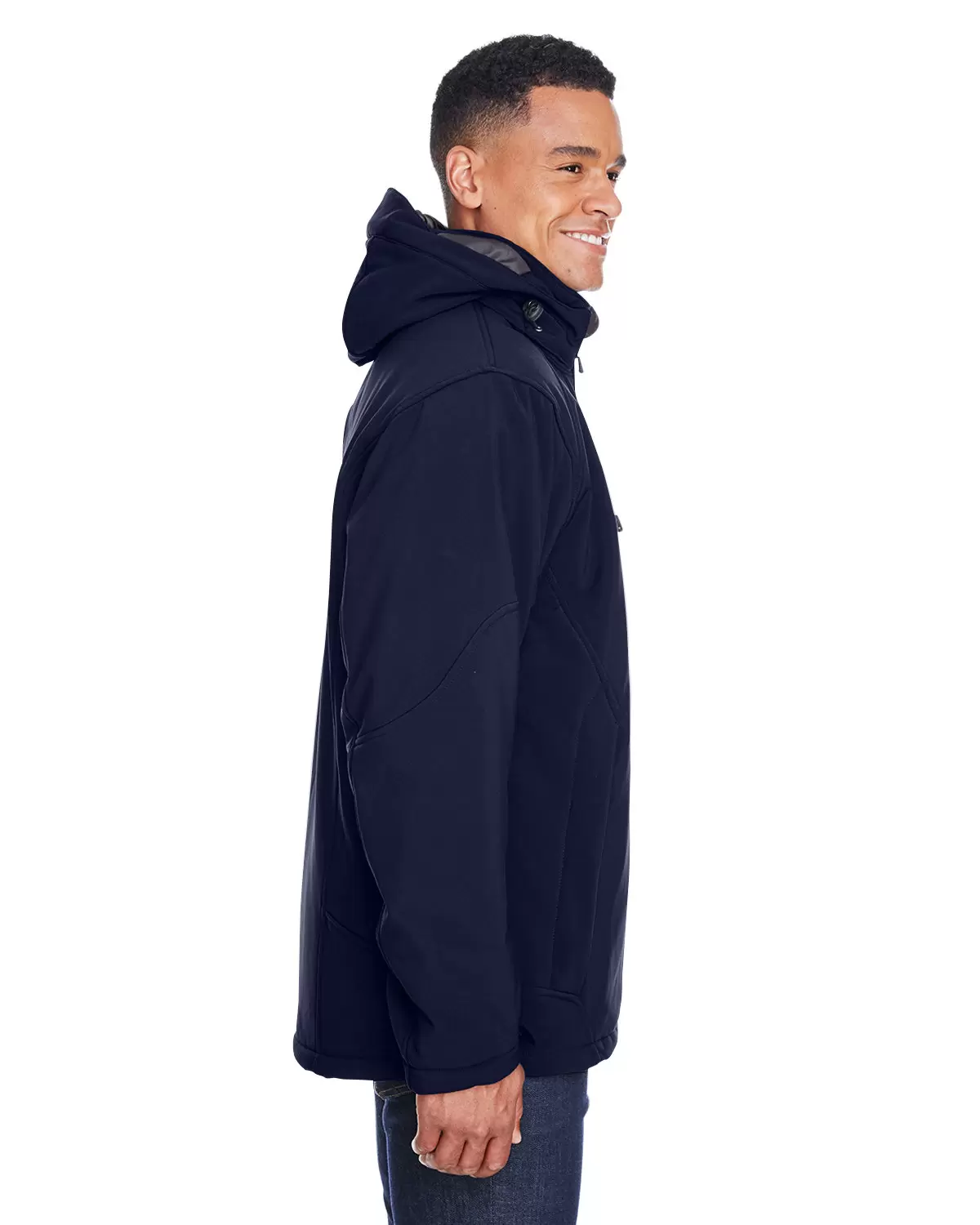 North End 88159 Men's Glacier Insulated Three-Layer Fleece Bonded Soft  Shell Jacket with Detachable Hood - From $70.58