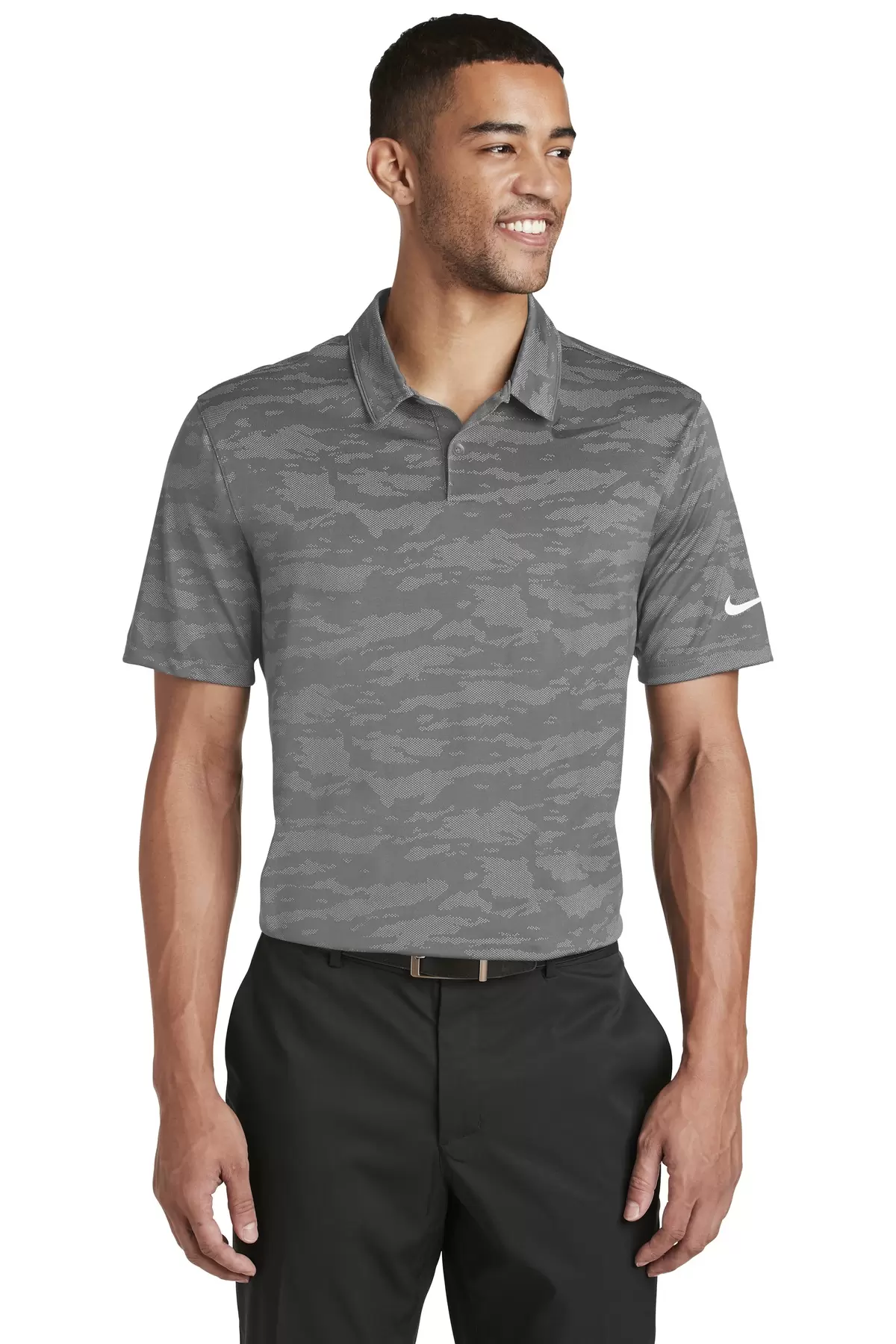 Supreme Nike Jacquard Polo (FW18) - $124