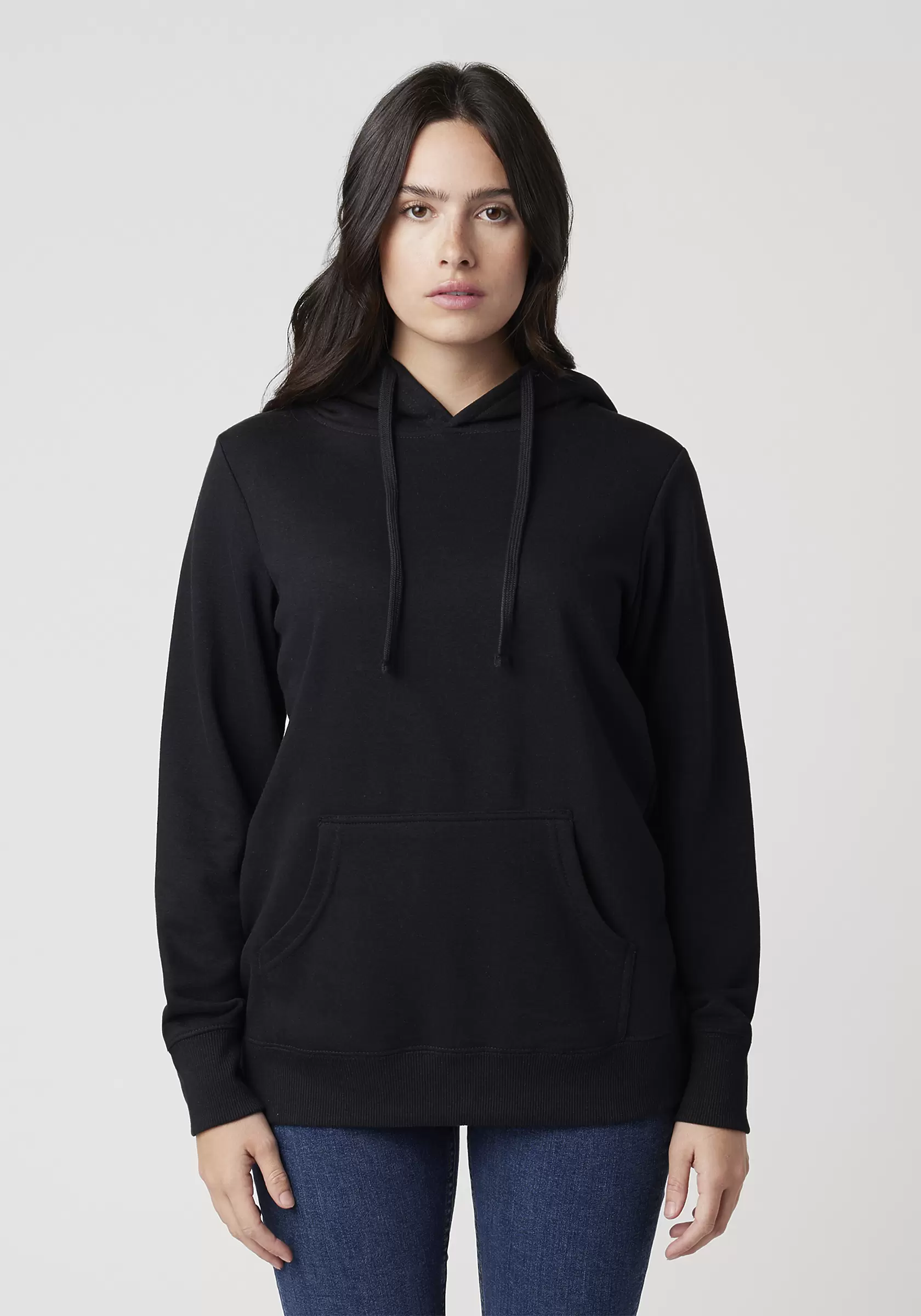 Cotton Heritage W2280 WOMEN'S FRENCH TERRY HOODIE Black - From $14.24