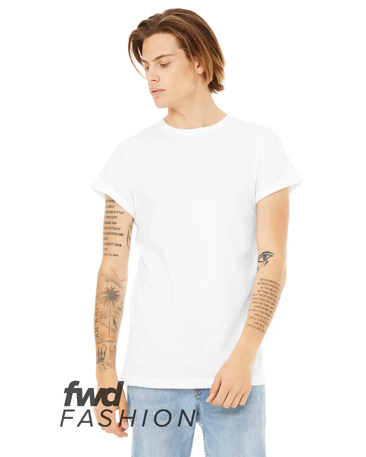 Bella + Canvas 3004 Fast Fashion Unisex Jersey Rolled Cuff
