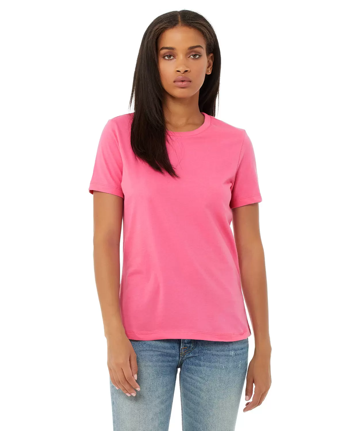 Bella + Canvas 6400 Womens Relaxed Short Cotton Jersey Tee - From $5.18