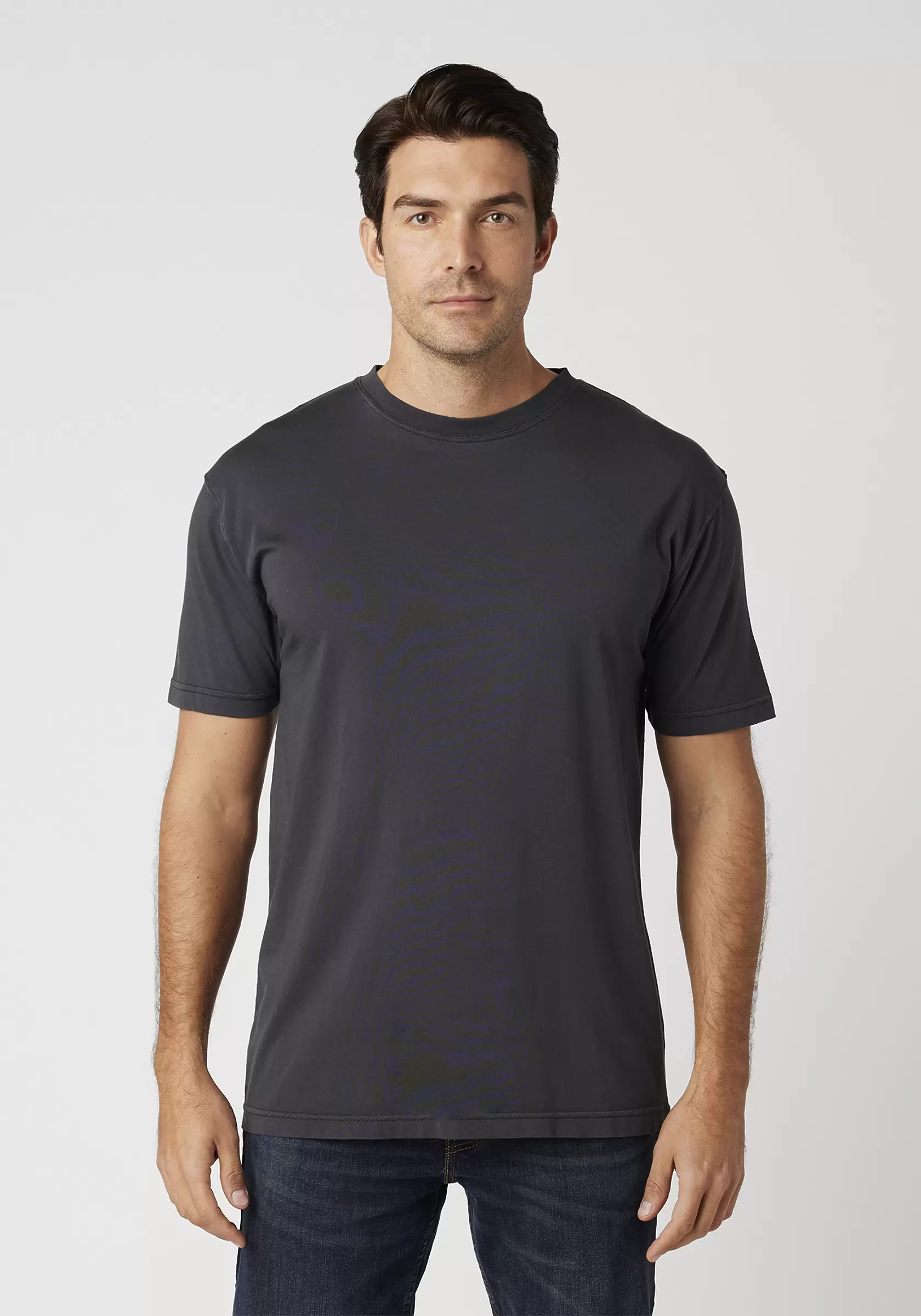 Cotton Heritage OU1690 Garment Dye Short Sleeve Pirate Black - From $7.12