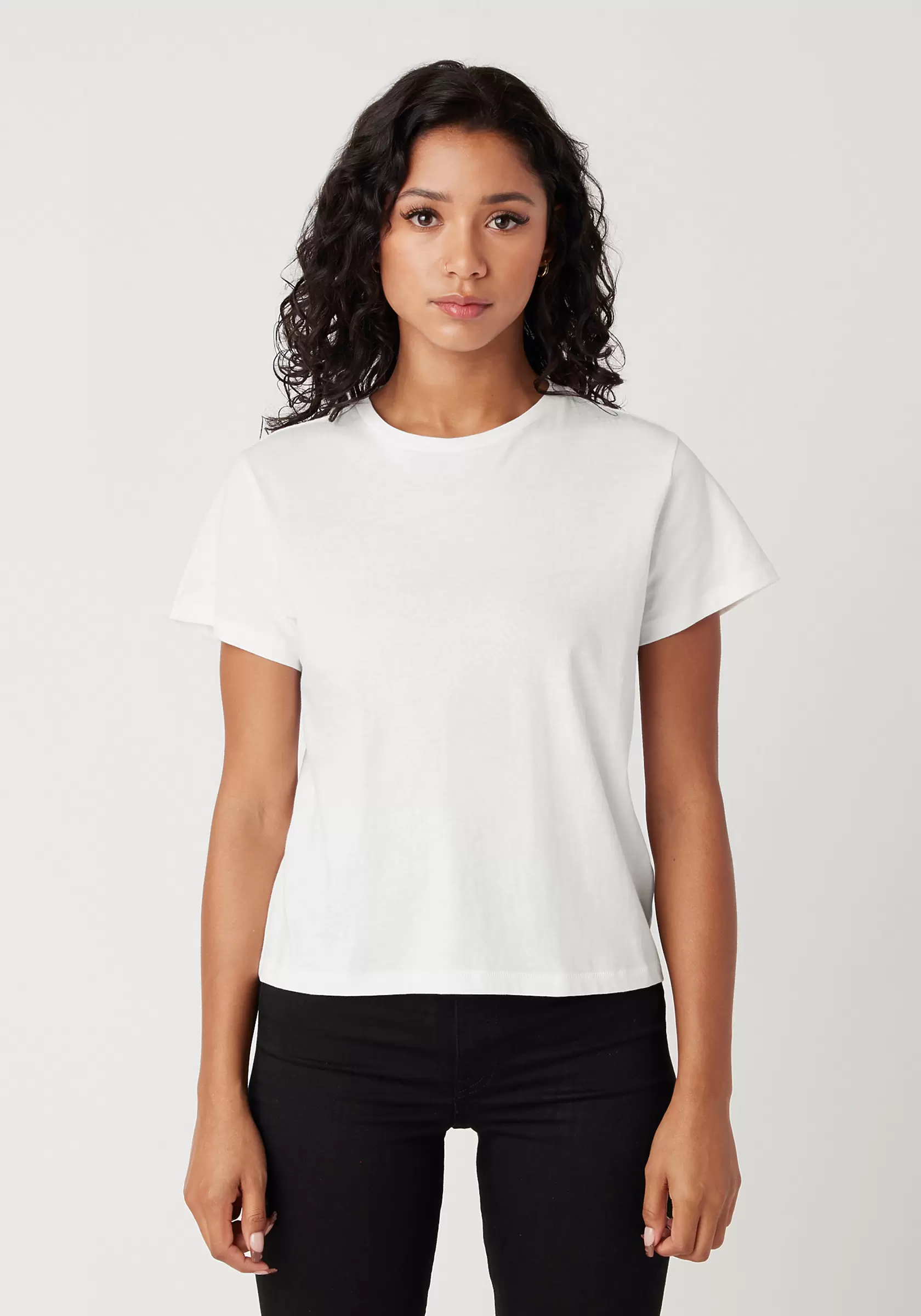 Cotton Heritage OW1086 High-Waisted Crop Tee - From $4.57