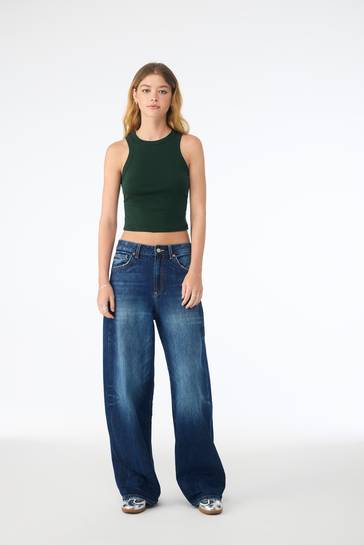 Sheer Rib Racerback Bella Bella + Canvas 1019 Ladies' Micro Ribbed Racerback Tank Solid Forest Blend