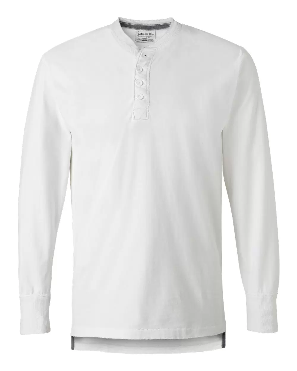 J. America - Vintage Brushed Jersey Henley - 8244 - From $9.28