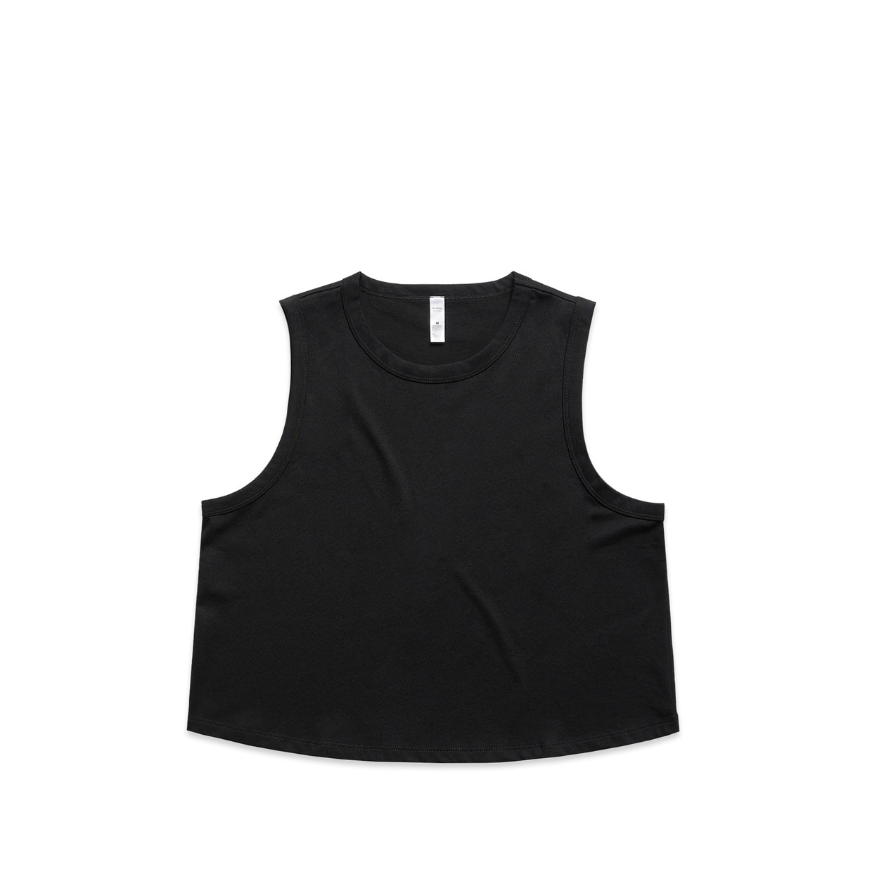 ascolour 4091 Ascolour Womens Martina Crop Tank BLACK
